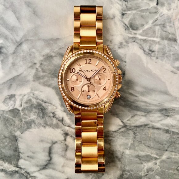 Michael Kors Women's MK5263 Rose Gold Blair Watch - Picture 1 of 4